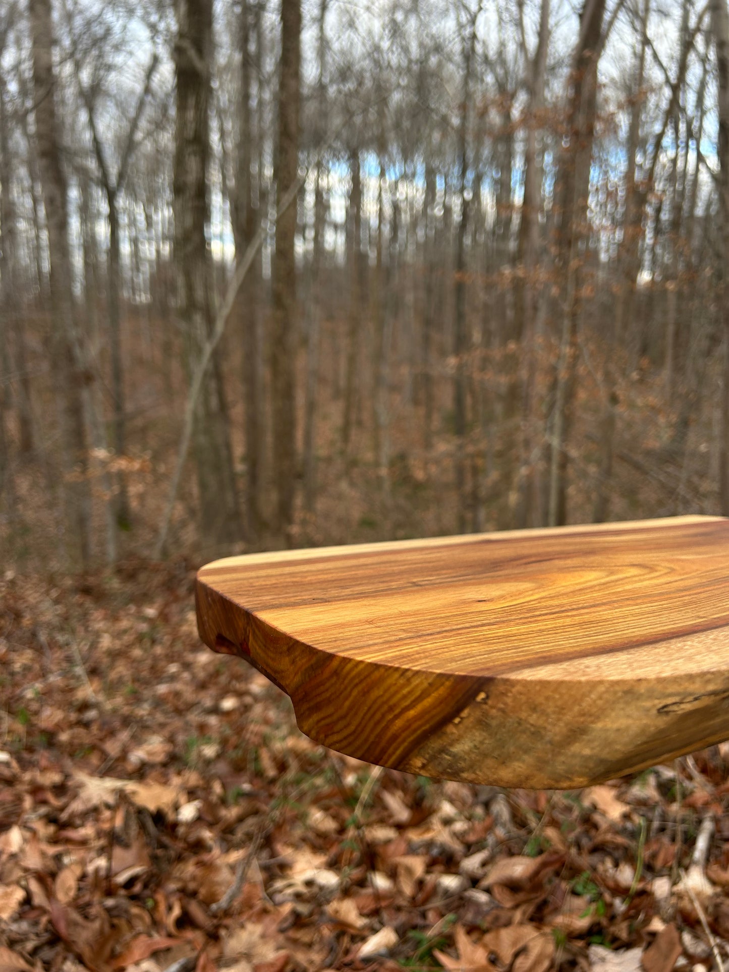 live edge charcuterie board