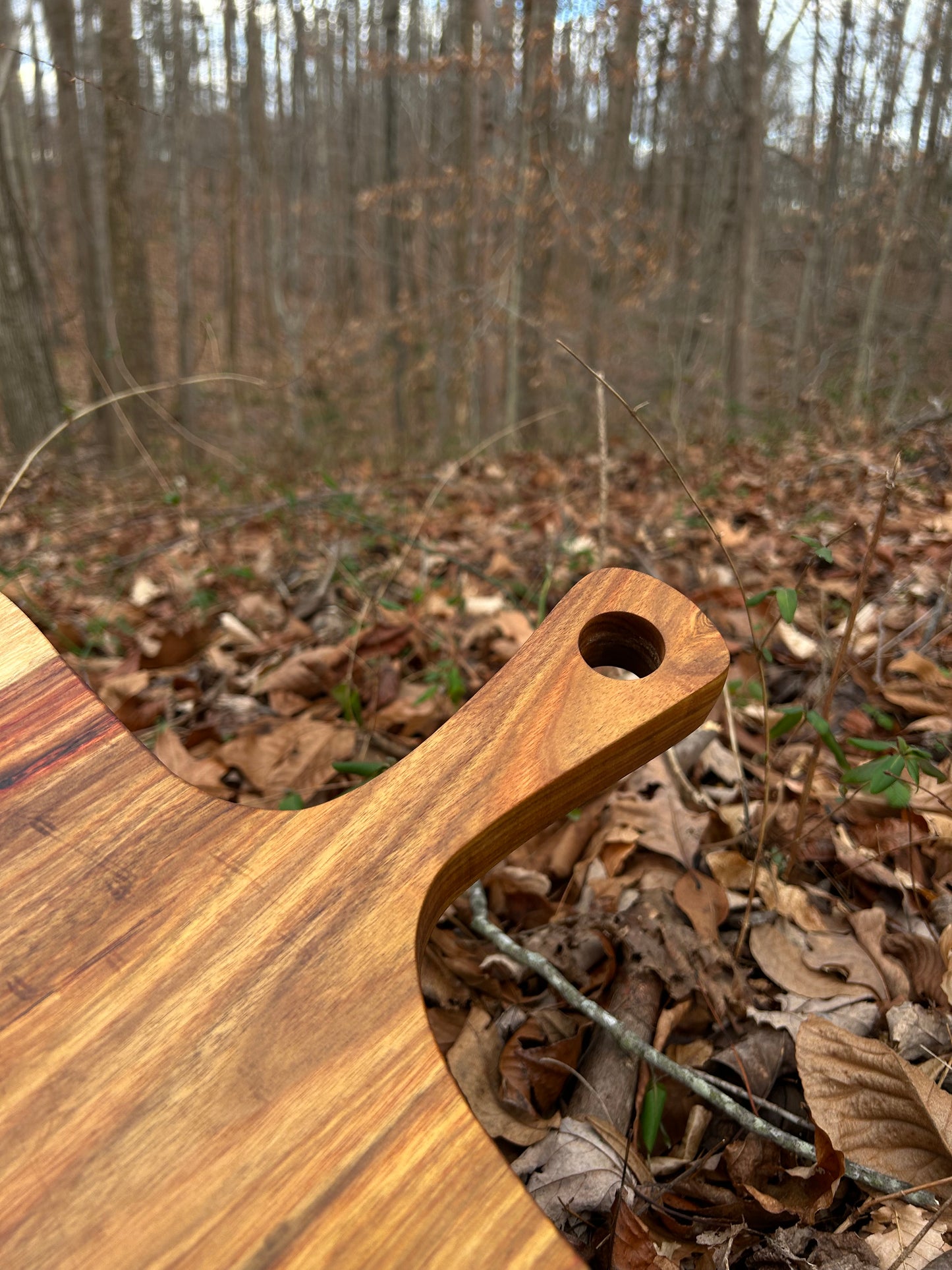 live edge charcuterie board