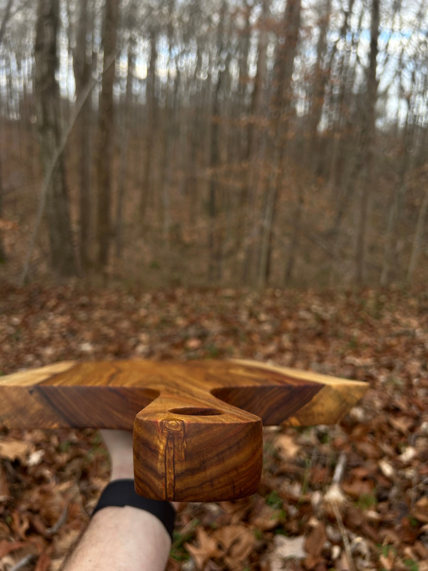 live edge charcuterie board