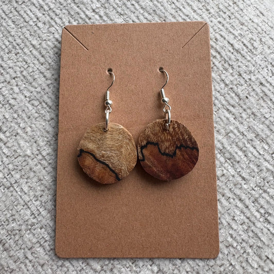 Spalted Maple Earrings